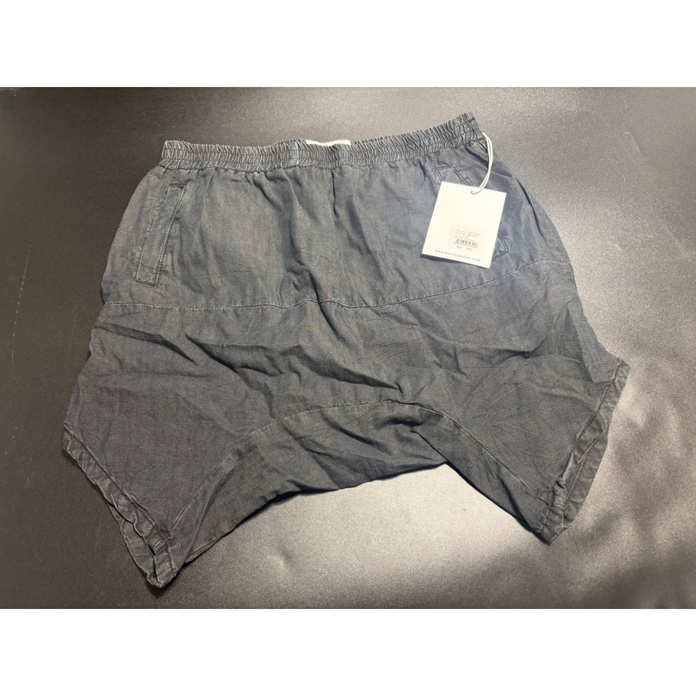 One Teaspoon NWT Calypsos Harem Mid Length Shorts Black Denim Size X-Small